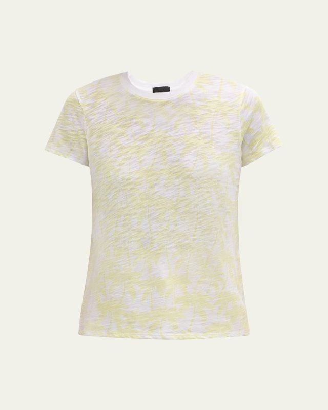 Schoolboy Palm-Print Short-Sleeve Crewneck T-Shirt